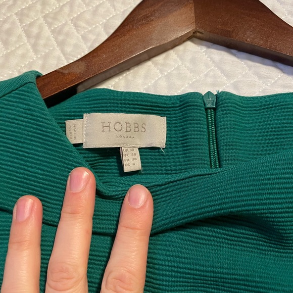 Hobbs London - Teal Green Fit and Flare Dress - US Size 6 - VGUC - Picture 3 of 5